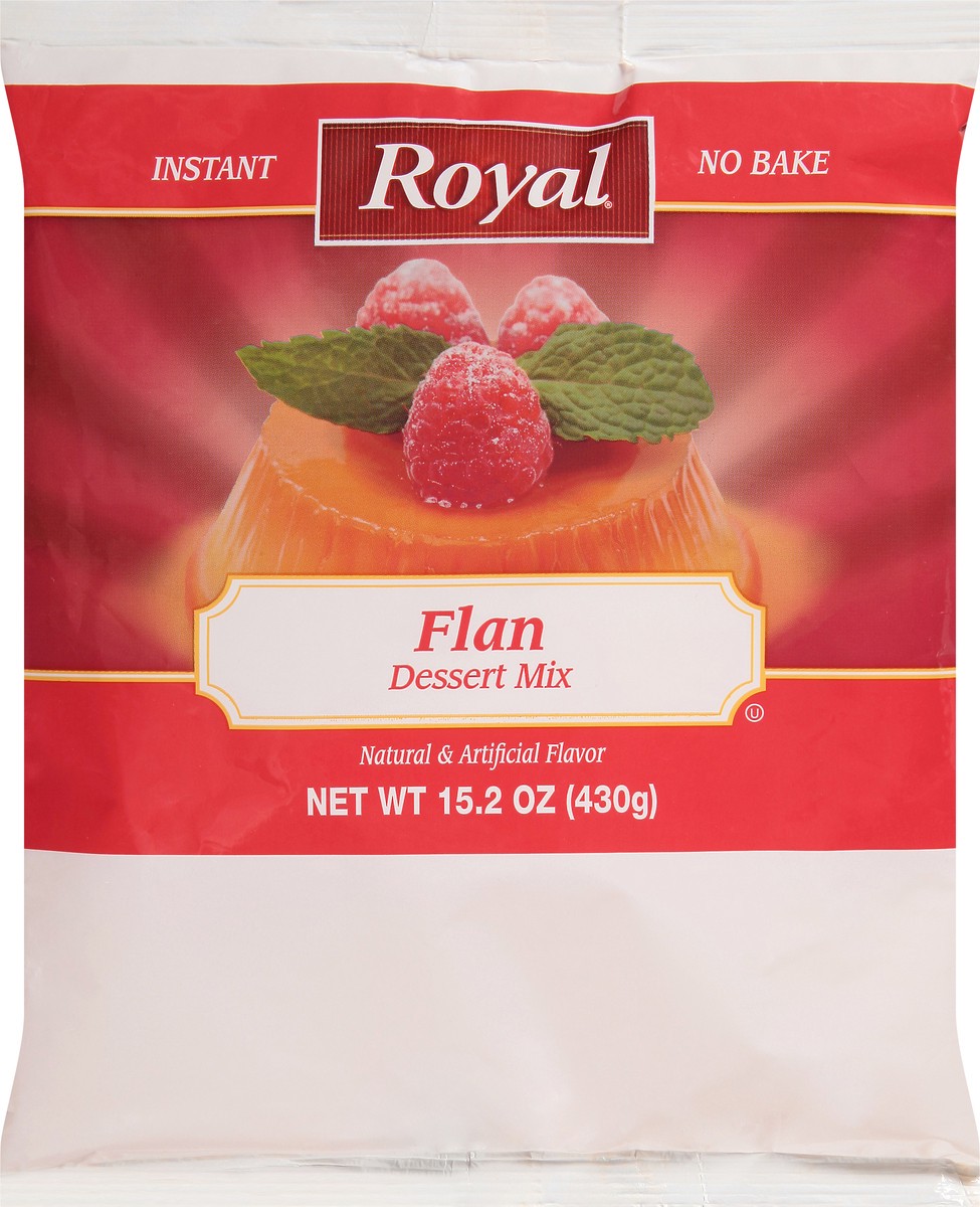slide 3 of 14, Royal Instant No Bake Flan Dessert Mix 15.2 oz, 15.2 oz