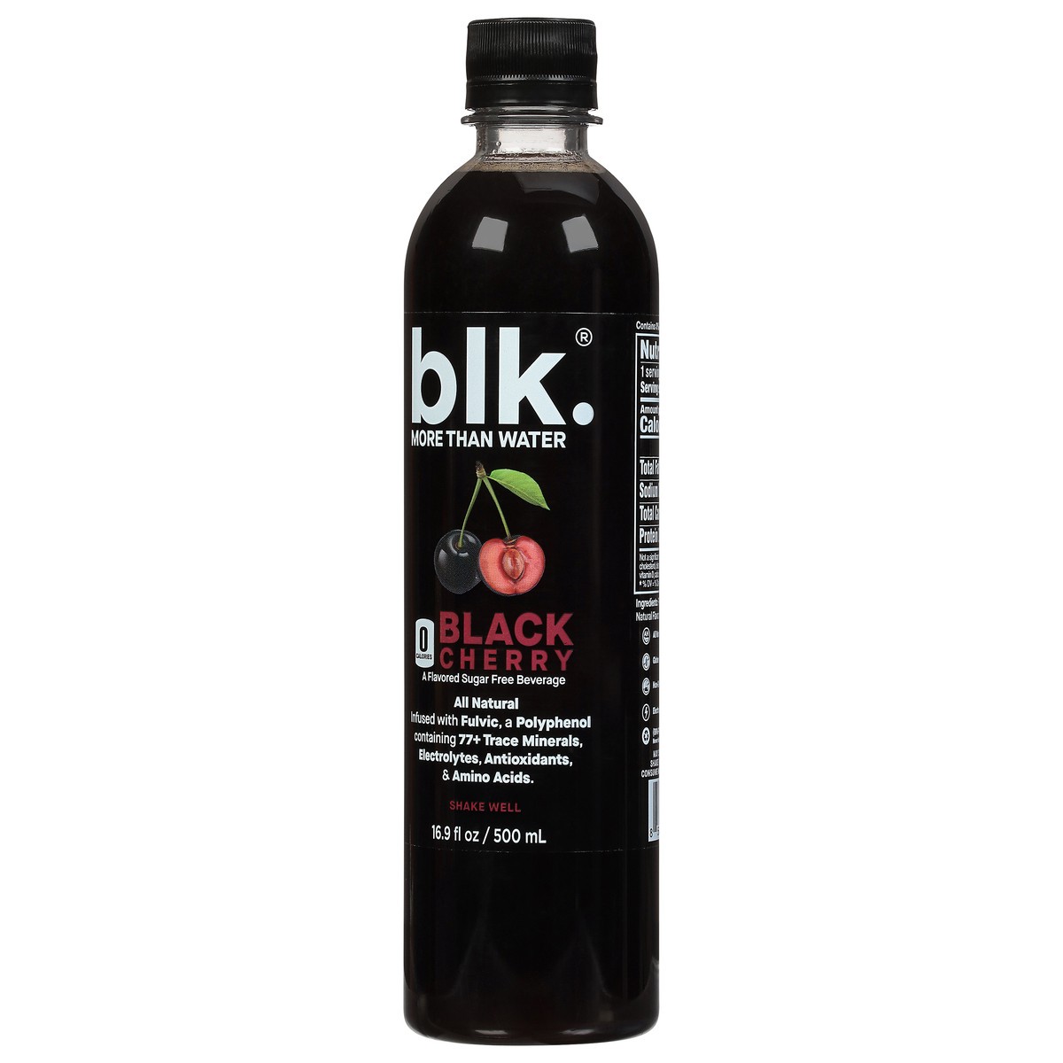 slide 6 of 9, blk. Black Cherry Beverage - 16.9 fl oz, 16.9 fl oz