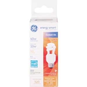 slide 1 of 1, Gold Emblem Energy Smart Light Bulb 10 Watt, 1 ct