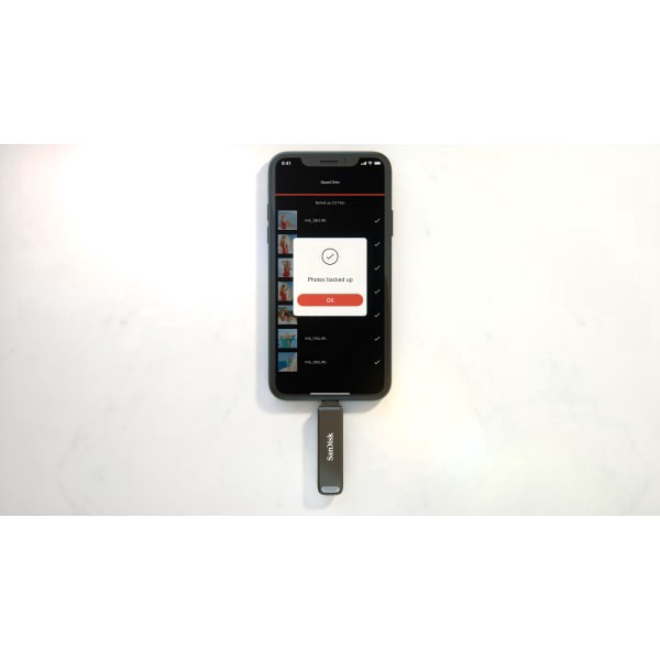 slide 10 of 10, Sandisk Phone Drive, 128 Gb, Black, 1 ct