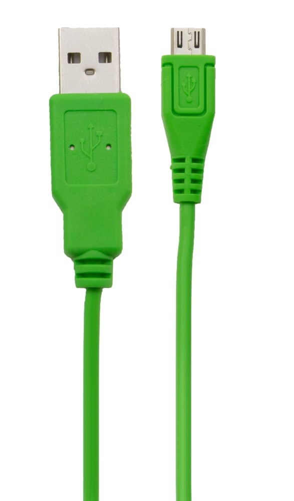 slide 1 of 1, CellCandy USB-to-Micro-USB Data Cable - Sour Apple Green, 1 ct