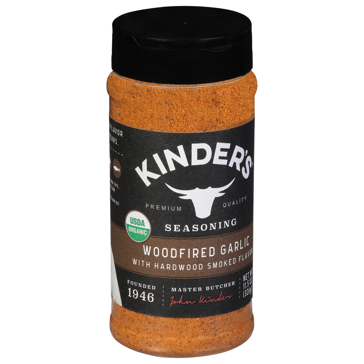 slide 2 of 9, Kinder's Woodfired Garlic Seasoning 11.5 oz, 