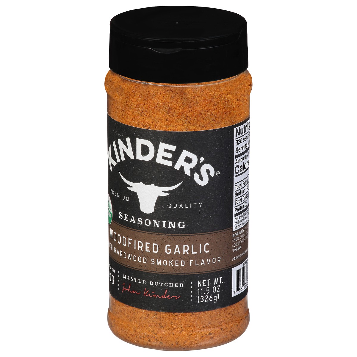 slide 3 of 9, Kinder's Woodfired Garlic Seasoning 11.5 oz, 