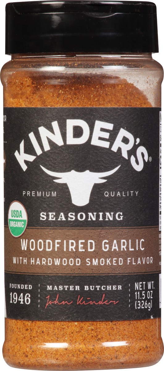 slide 6 of 9, Kinder's Woodfired Garlic Seasoning 11.5 oz, 