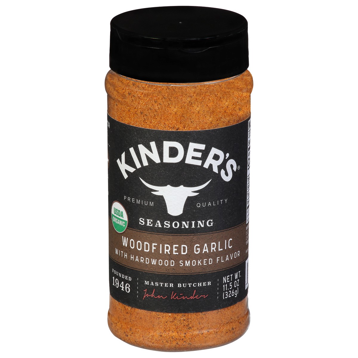 slide 1 of 9, Kinder's Woodfired Garlic Seasoning 11.5 oz, 