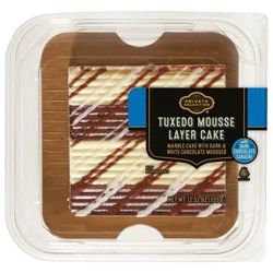 Private Selection 3-Layer Tuxedo Mousse Layer Cake Square