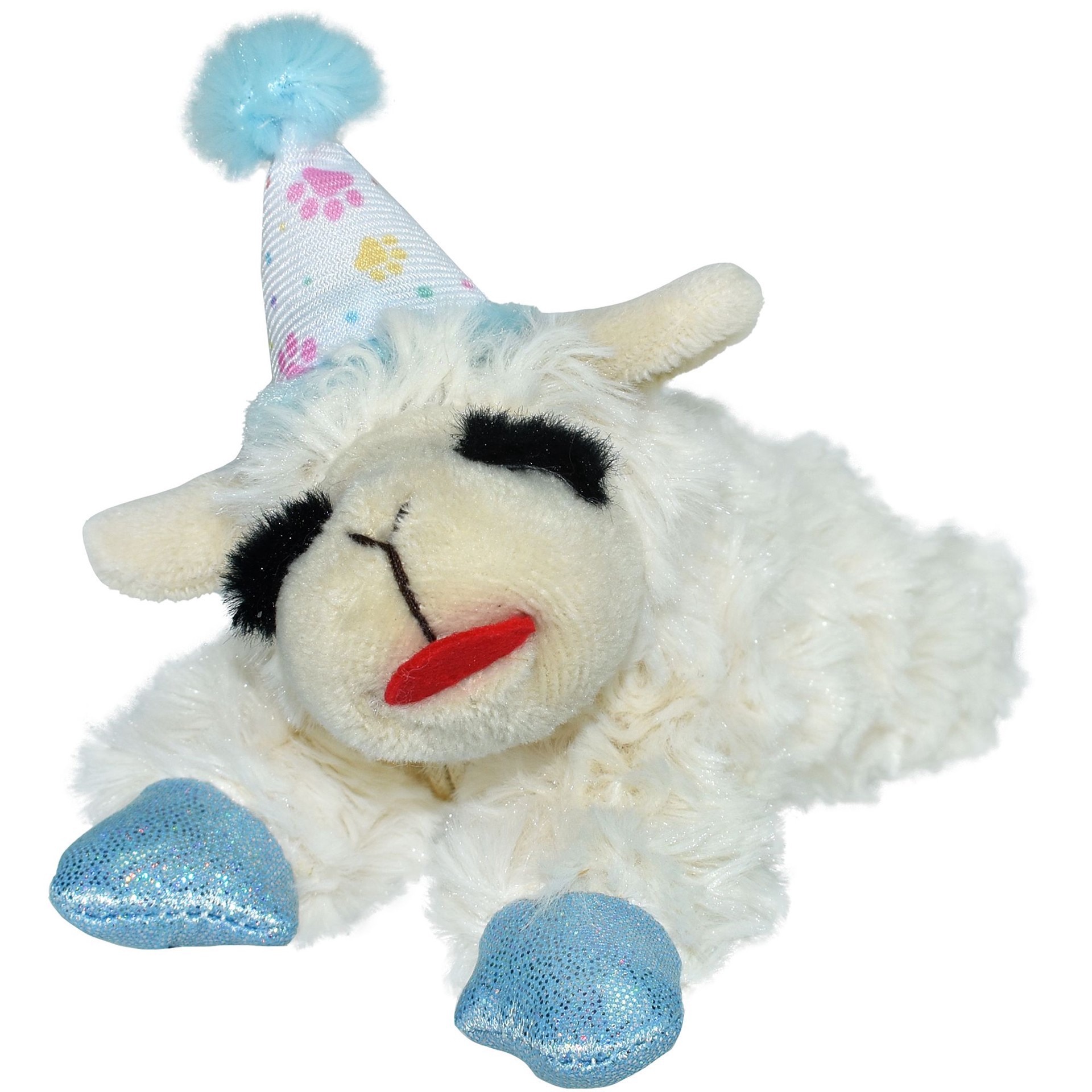 slide 1 of 1, Multipet® Birthday Lamb Chop Dog Toy, 1 ct