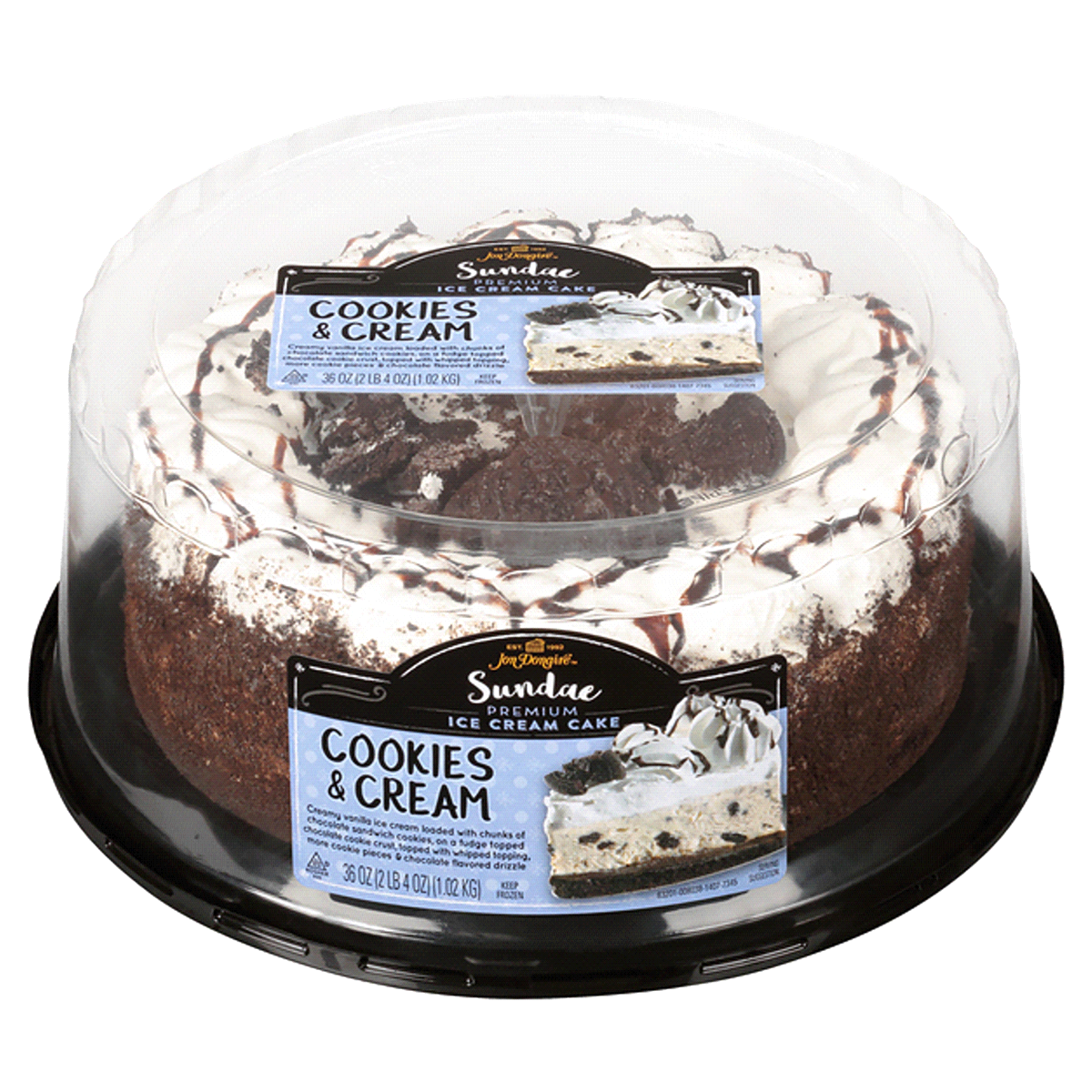 Jon Donaire Ice Cream Cake Cookies And Cream Premium 34 Oz Shipt 