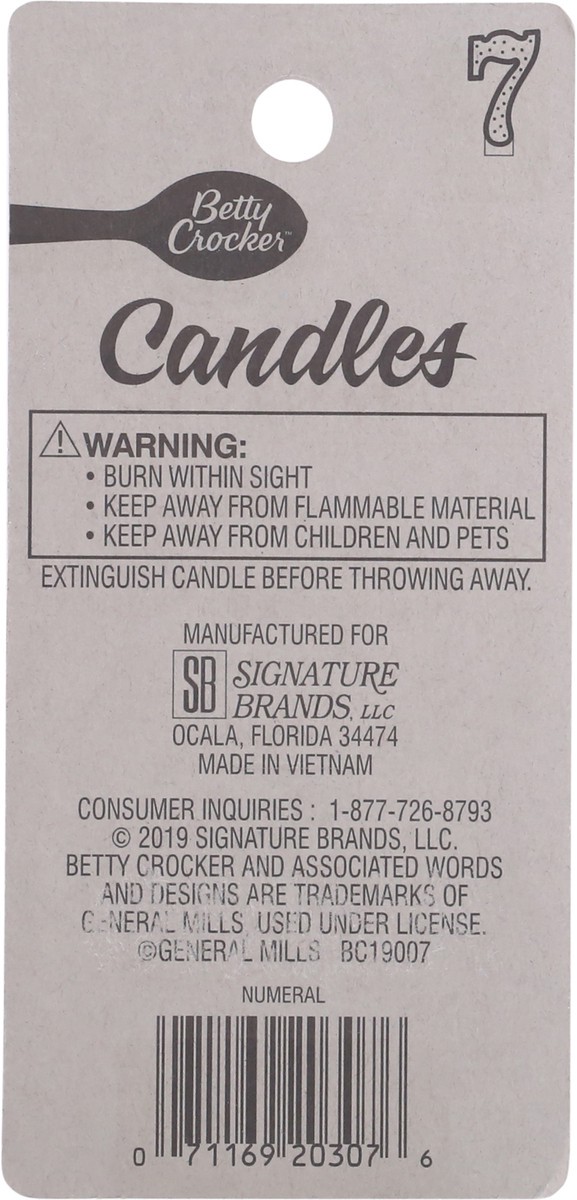 slide 2 of 10, Betty Crocker Birthday Candle, 1 ct