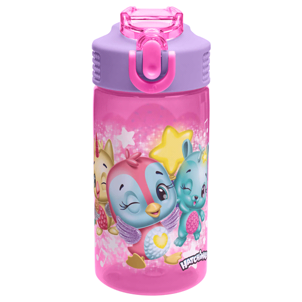 slide 1 of 1, Hatchimals Water Bottle with Straw, 16 oz