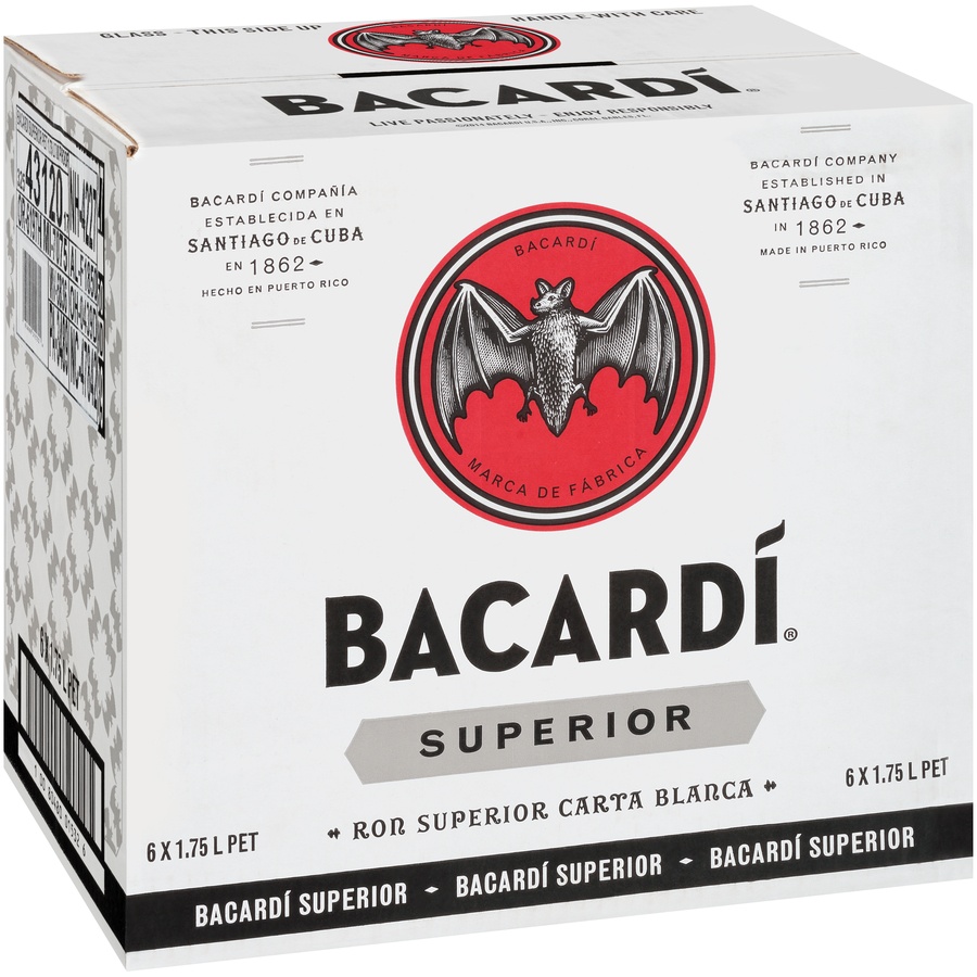 slide 2 of 6, Bacardi Superior Rum, 1.75 liter