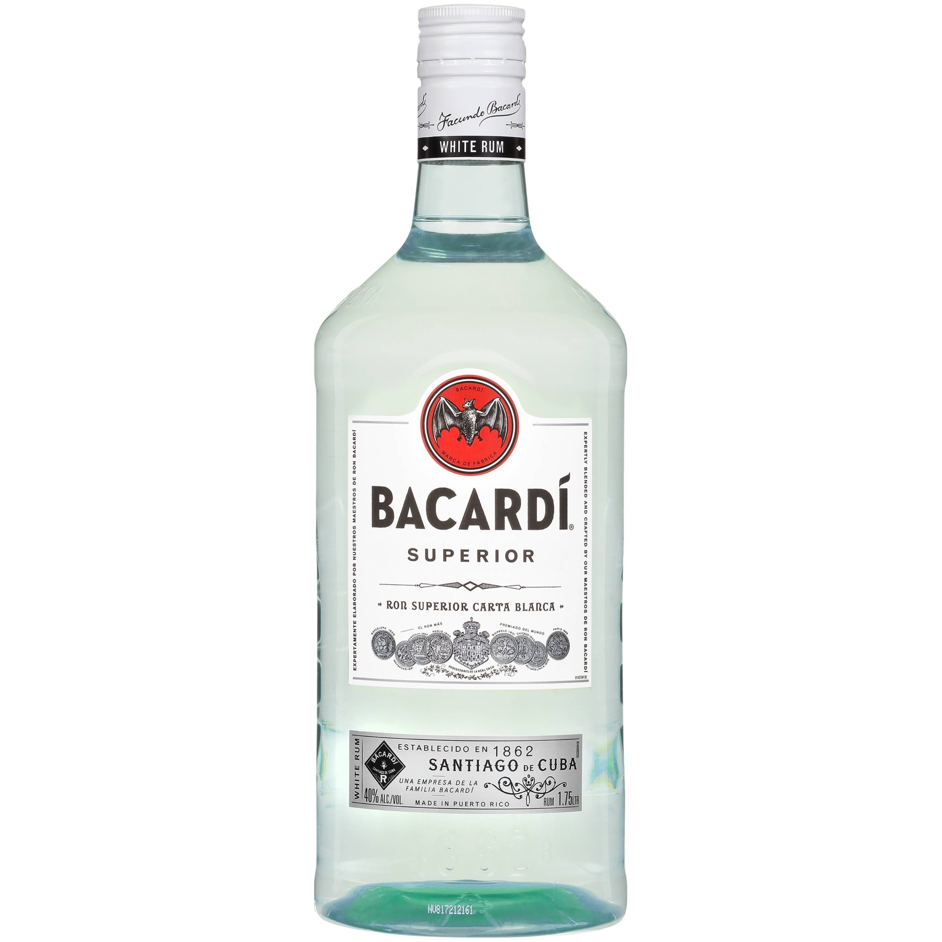 slide 1 of 6, Bacardi Superior Rum, 1.75 liter