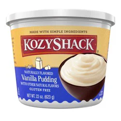Kozy Shack Vanilla Pudding, Gluten Free Dessert, 22 oz Tub