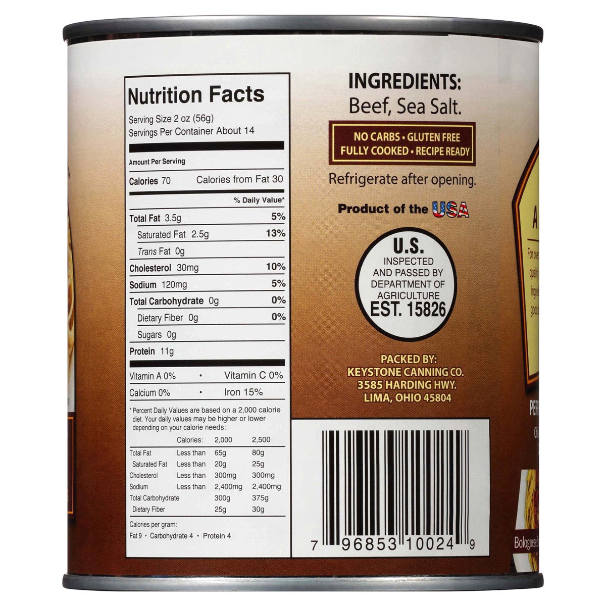 slide 6 of 9, Keystone All Natural Ground Beef, 28 oz