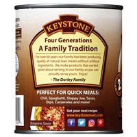 slide 9 of 9, Keystone All Natural Ground Beef, 28 oz