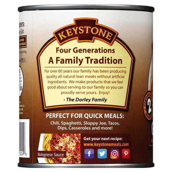 slide 4 of 9, Keystone All Natural Ground Beef, 28 oz