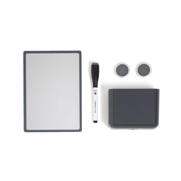 slide 2 of 5, U Brands Magnetic Locker Accessory Kit With Shelf, Charcoal Gray, Set Of 6 Pieces, 1 ct