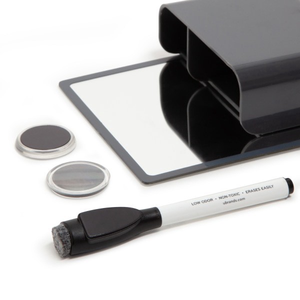 slide 3 of 5, U Brands Magnetic Locker Accessory Kit With Shelf, Charcoal Gray, Set Of 6 Pieces, 1 ct