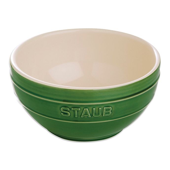 slide 1 of 1, STAUB Basil Ceramic Bowl, 1.3 qt