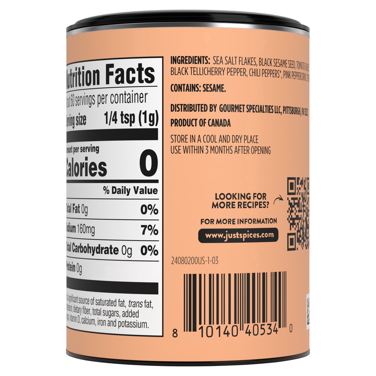 slide 9 of 17, Just Spices Avocado Topping, 2.11 oz Jar, 2.11 oz