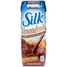 slide 1 of 1, Silk Dark Chocolate Almond Milk, 18 ct