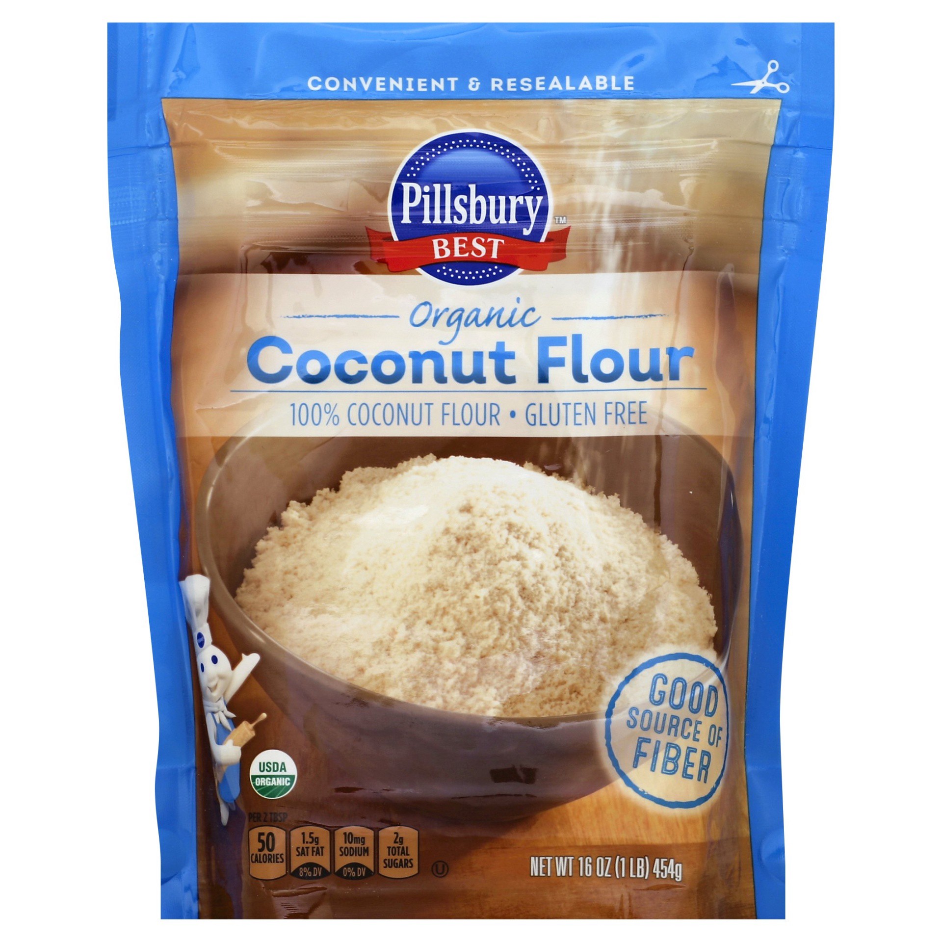 slide 1 of 6, Pillsbury Coconut Flour, 16 oz