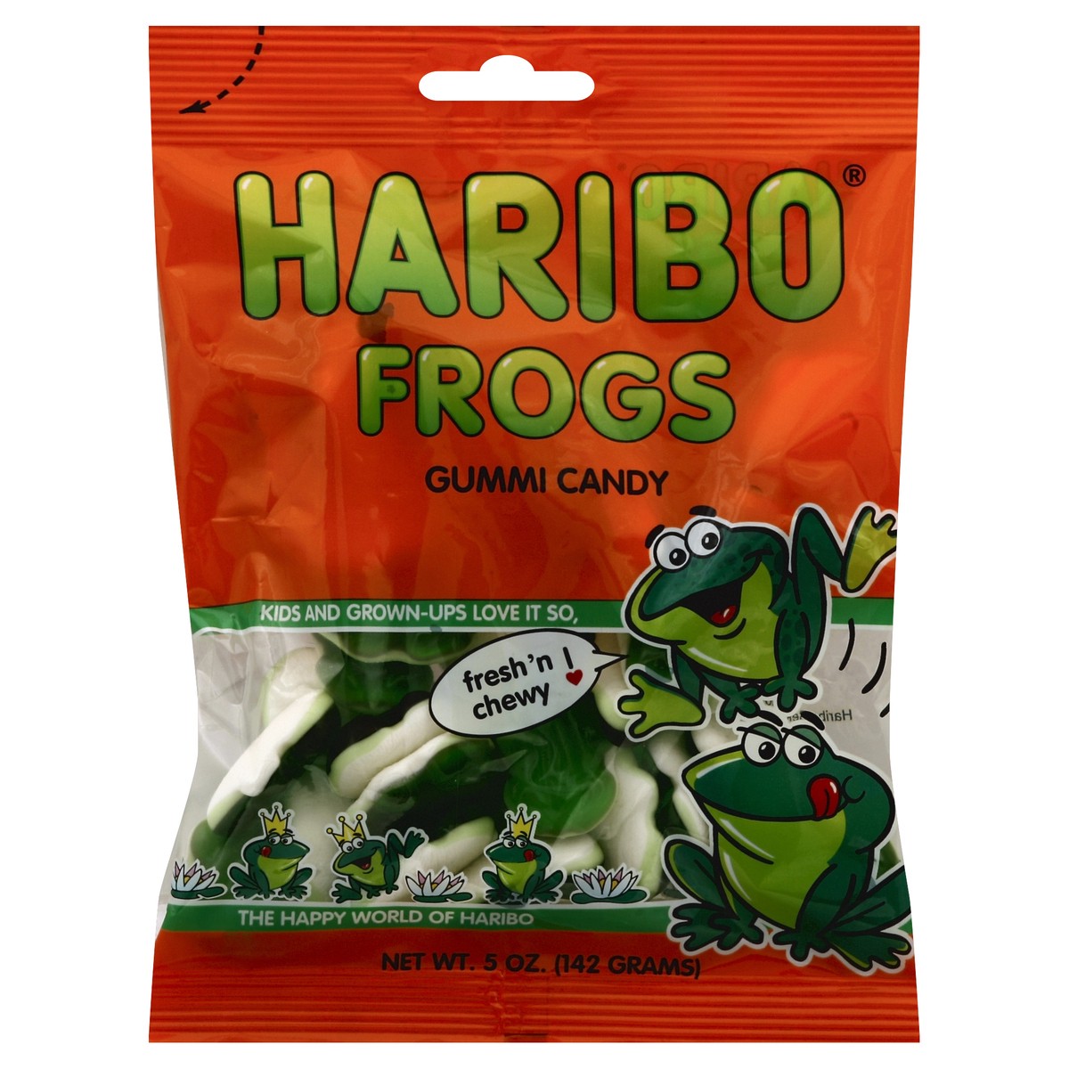 slide 3 of 3, Haribo Frog Gummi Candy, 5 oz