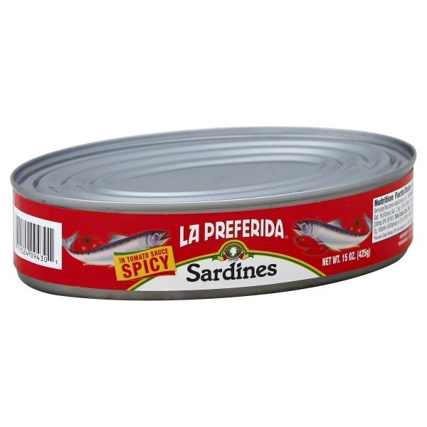 slide 1 of 3, La Preferida Sardines 15 oz, 15 oz