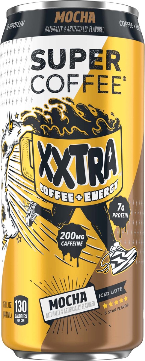 slide 9 of 10, Super Coffee XXTRA Mocha - 15 fl oz, 15 oz