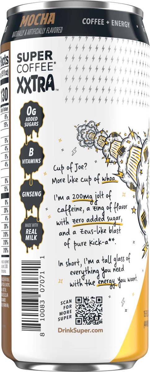 slide 3 of 10, Super Coffee XXTRA Mocha - 15 fl oz, 15 oz