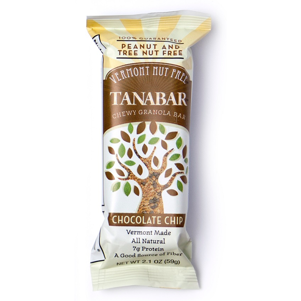 slide 1 of 1, Vermont Nut Free Granola Bar - Tanabar Chocolate Chip, 2.1 oz