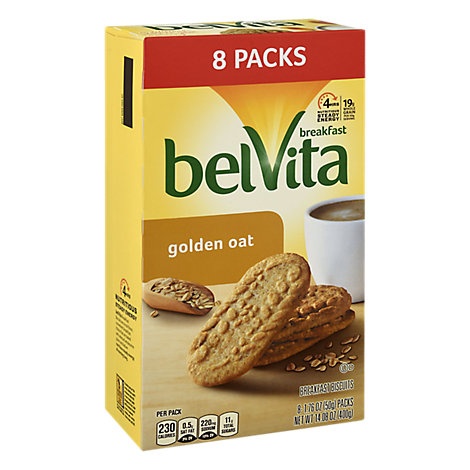 slide 1 of 1, belVita Golden Oat Breakfast Biscuit, 14.08 oz