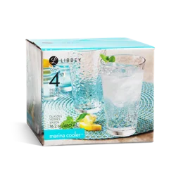 Libbey Marina Cooler Glasses, Set of 4