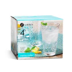 Libbey Marina Cooler Glasses, Set of 4