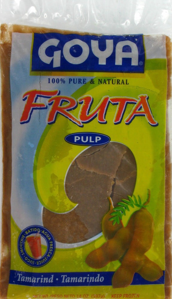 slide 2 of 3, Goya Fruta Pulp Tamarind - 14 Oz, 14 oz