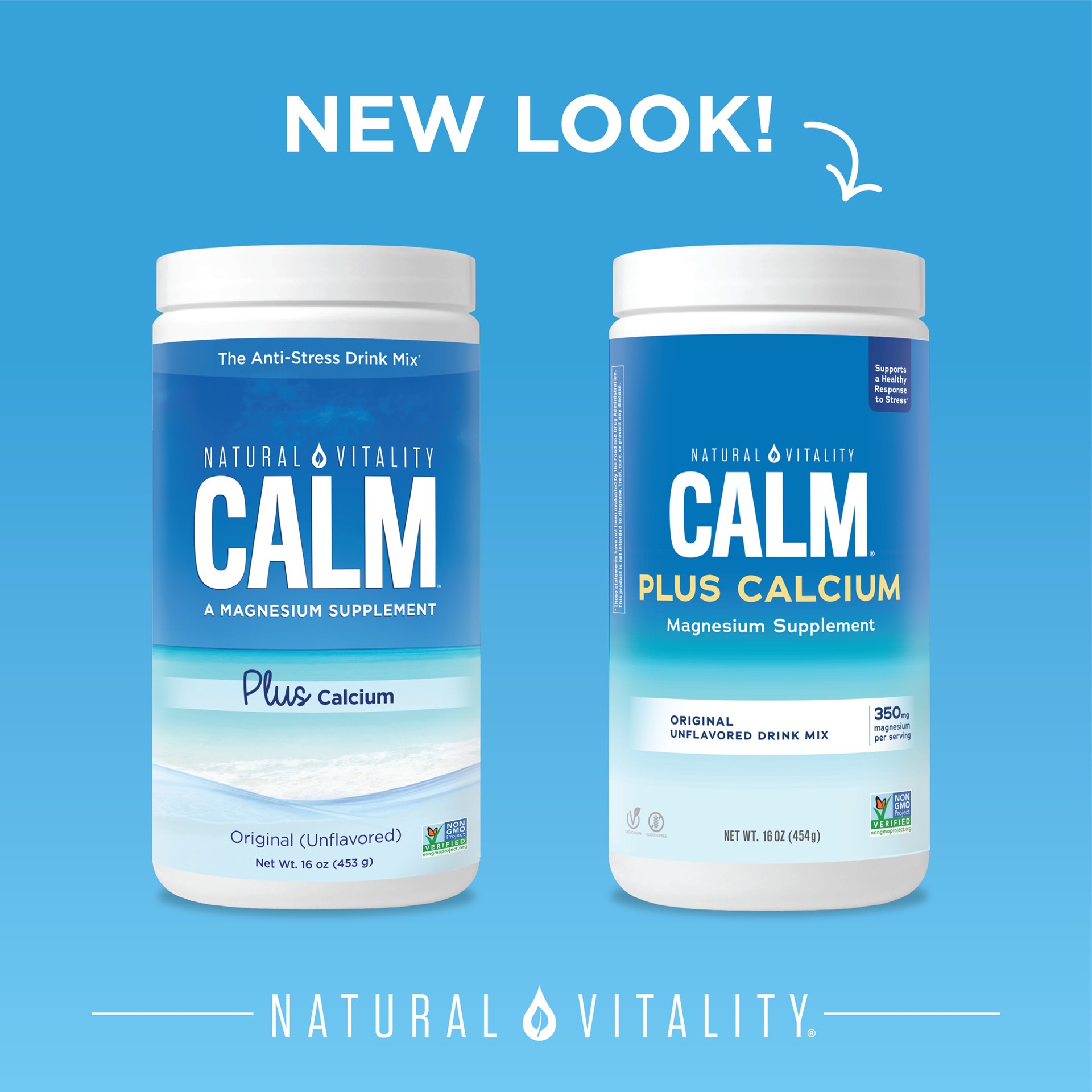 slide 5 of 5, Natural Vitality Natural Calm Plus Calcium, 16 oz