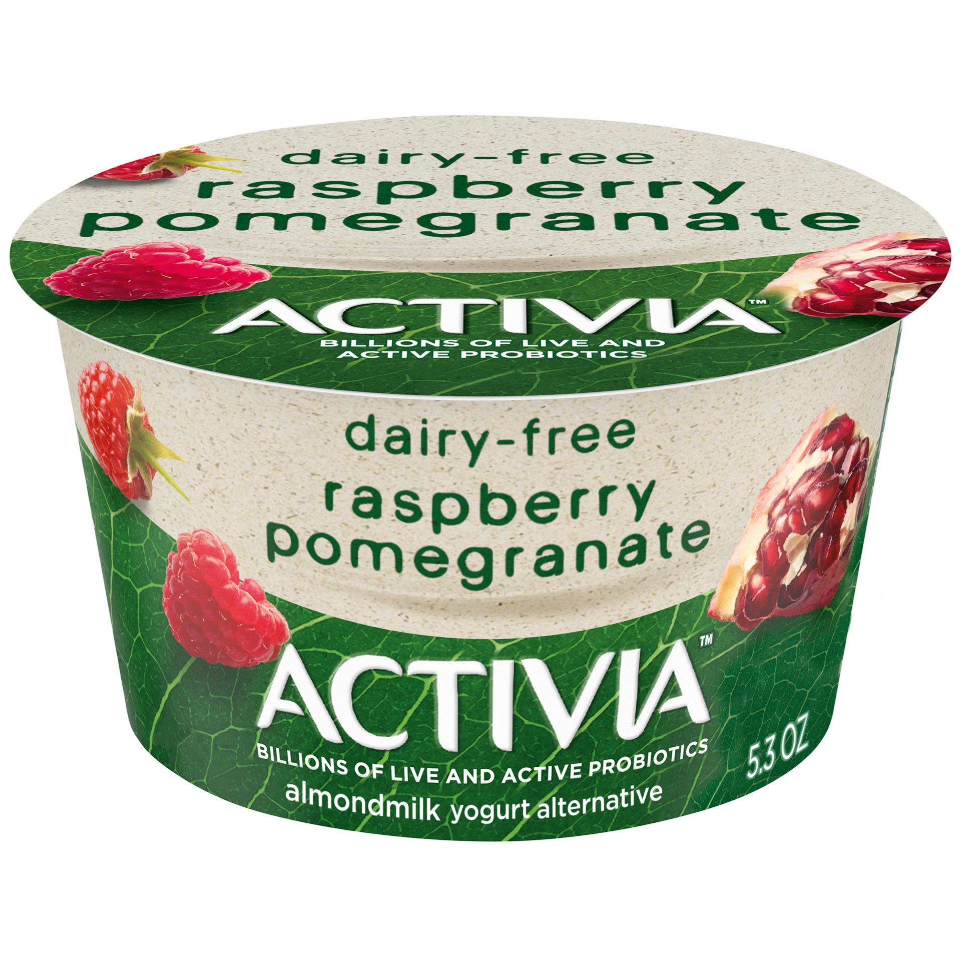 slide 1 of 5, Activia Dannon Rasp Pomegrante Activia Yogurt Alternative, 5.3 oz