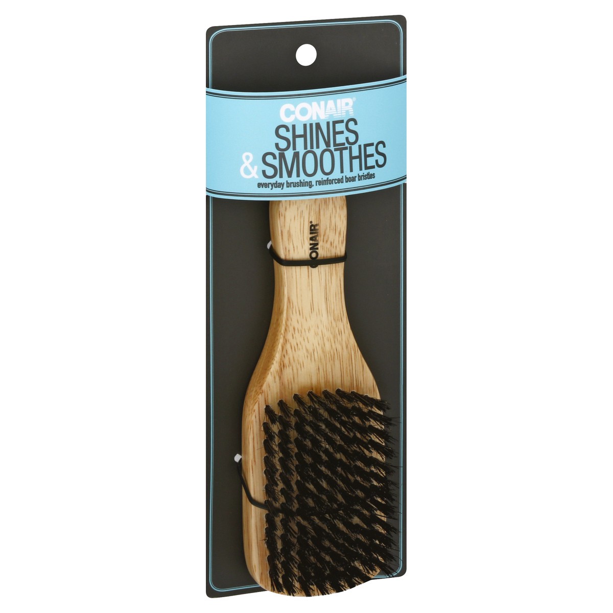 slide 4 of 8, Conair Wood Club Brush, 1 ct