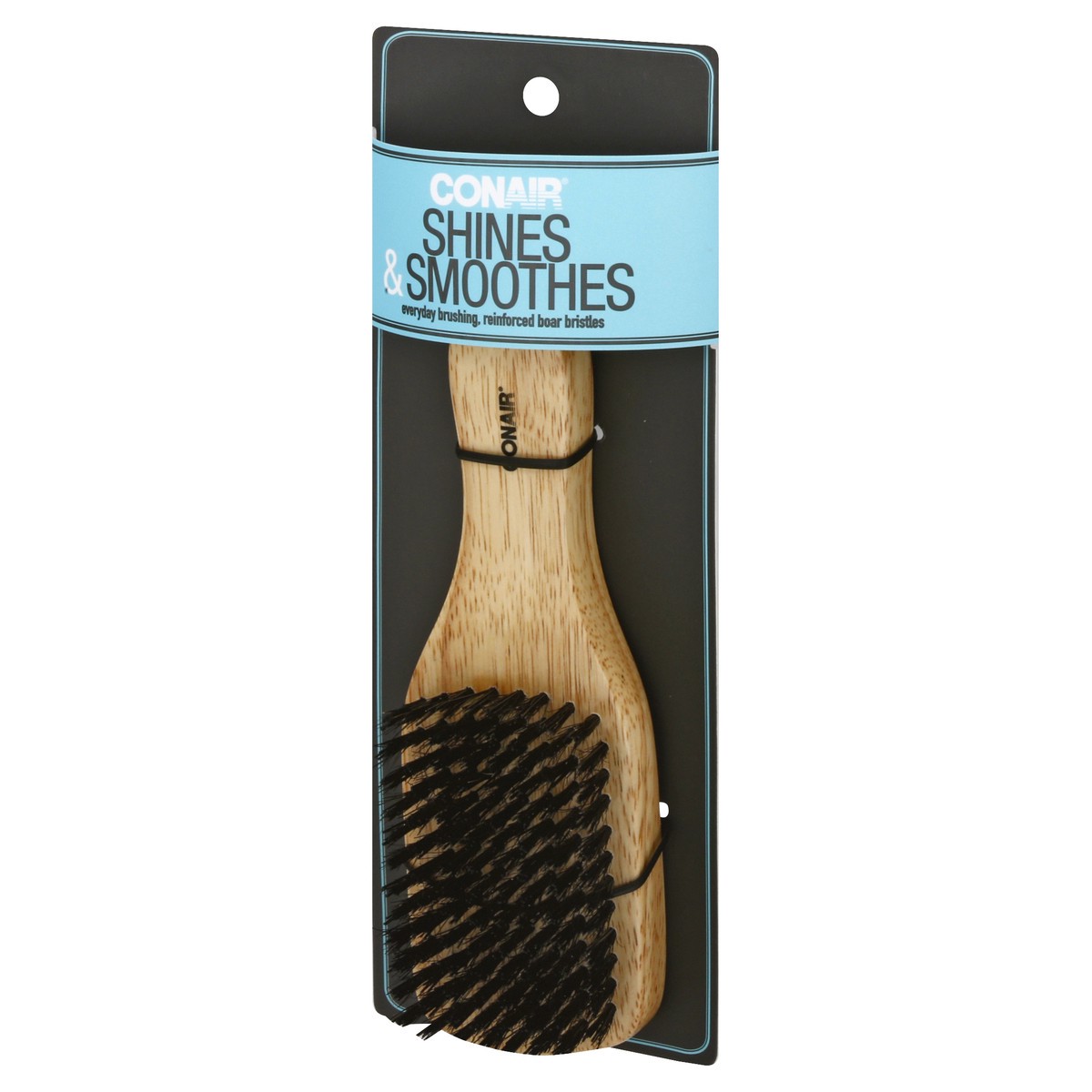 slide 5 of 8, Conair Wood Club Brush, 1 ct