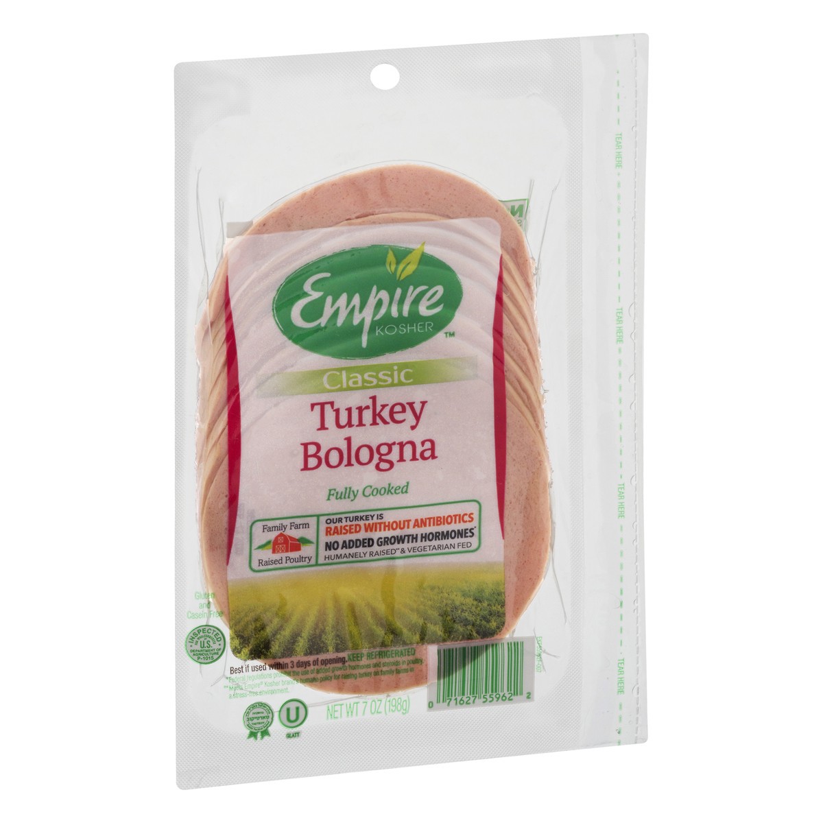 slide 9 of 9, Empire Kosher Classic Turkey Bologna 7 oz, 7 oz