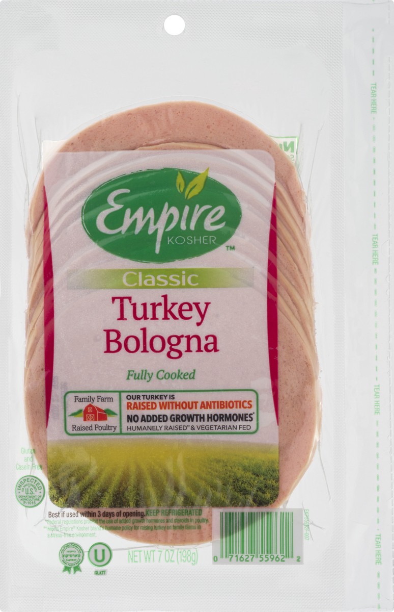 slide 7 of 9, Empire Kosher Classic Turkey Bologna 7 oz, 7 oz