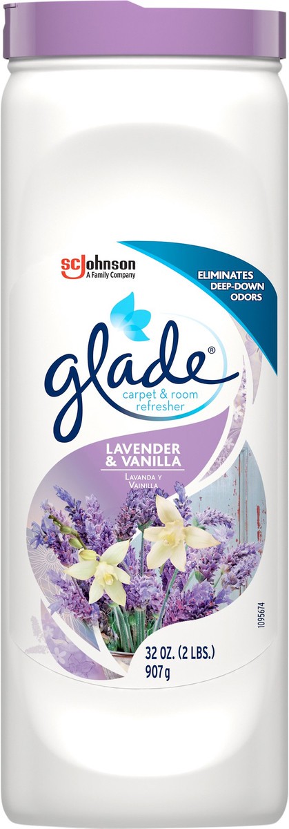 slide 2 of 4, Glade Carpet & Room Refresher, Lavender & Vanilla, 32 oz, 32 oz