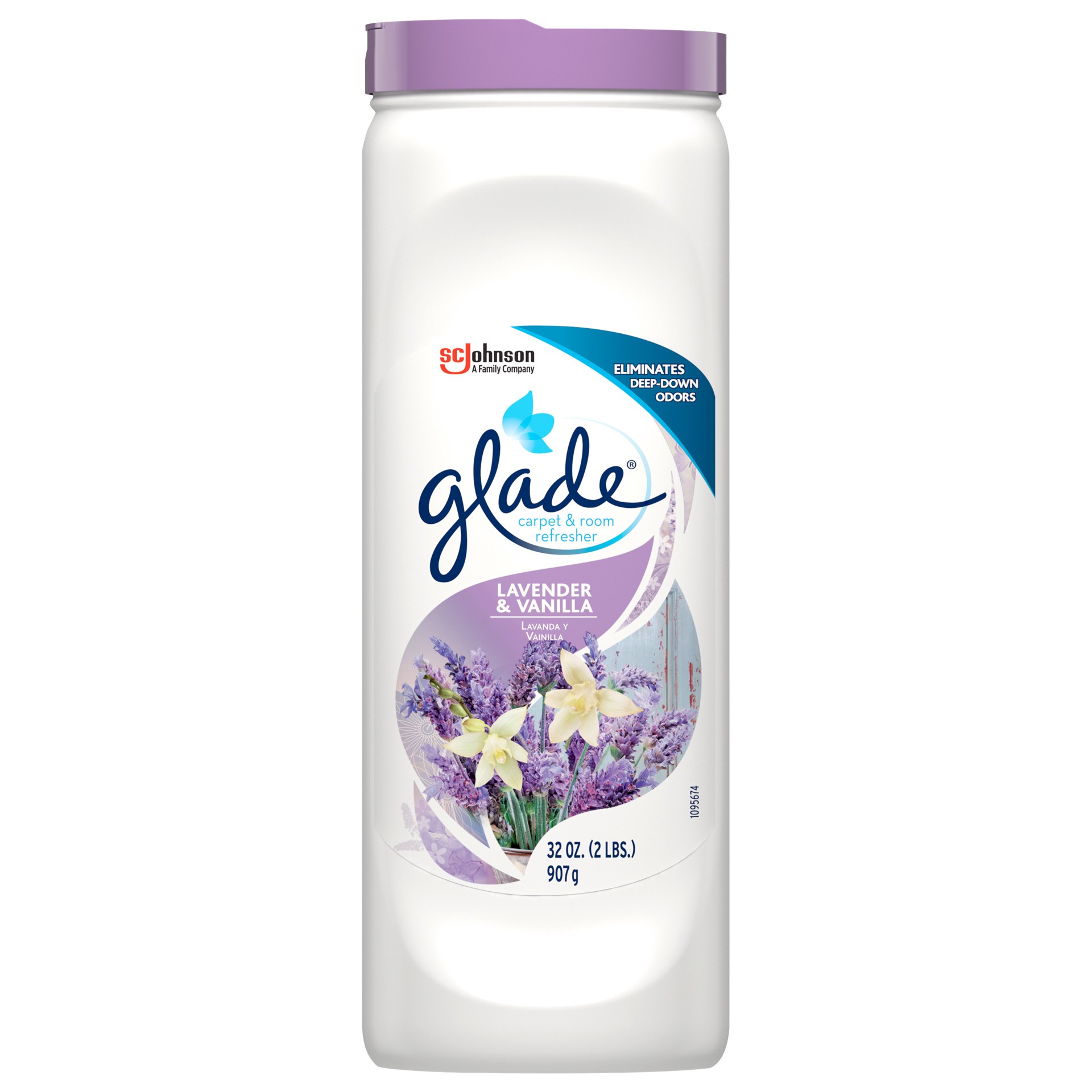 slide 1 of 4, Glade Carpet & Room Refresher, Lavender & Vanilla, 32 oz, 32 oz