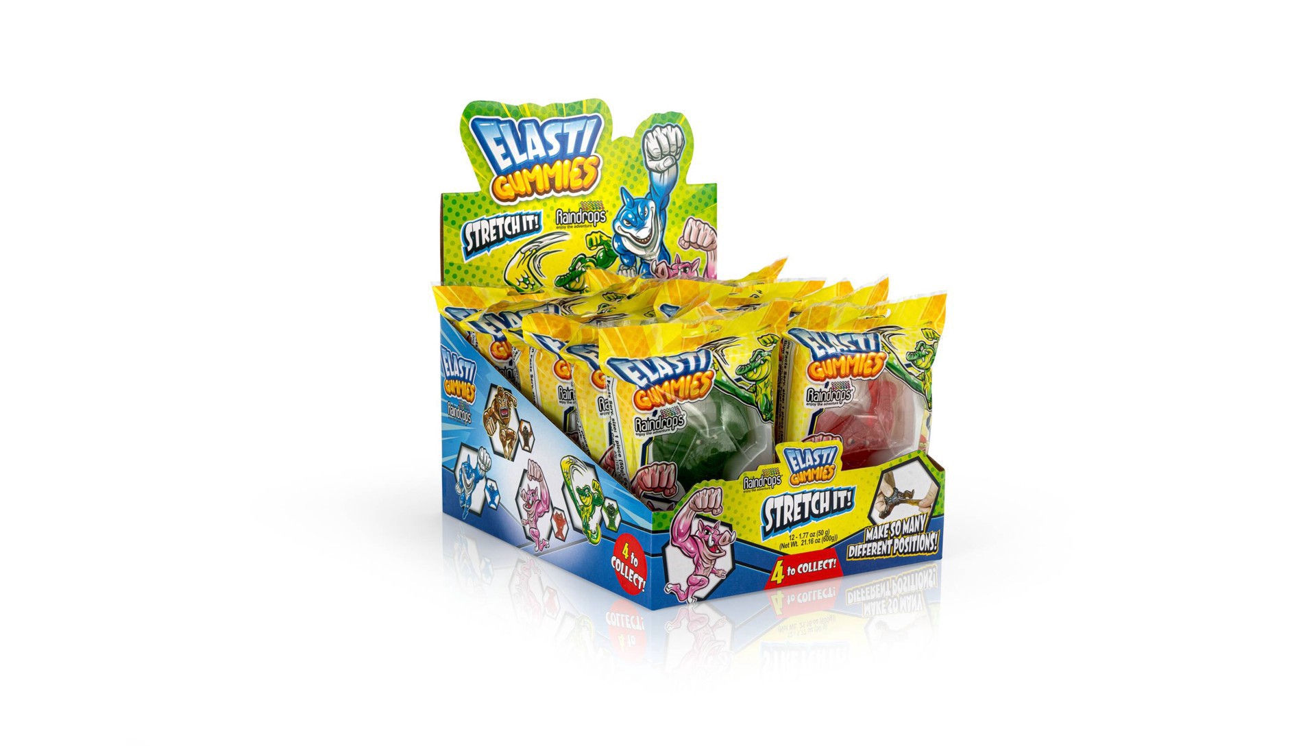 slide 3 of 3, Raindrops Elastic Gummies - 1.76 oz, 1.76 oz