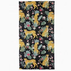 Sol Borne Printed Beach Towel, 34x68, Wild Tropicana