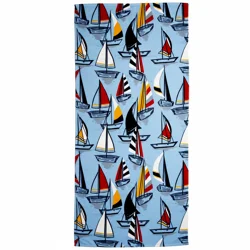 Sol Borne Printed Beach Towel, 34 in x 68 in, Nautical