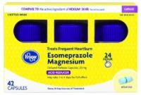 slide 1 of 1, Kroger Esomeprazole Magnesium Acid Reducer 24 Hour Delayed-Release 20 Mg Capsules, 42 ct