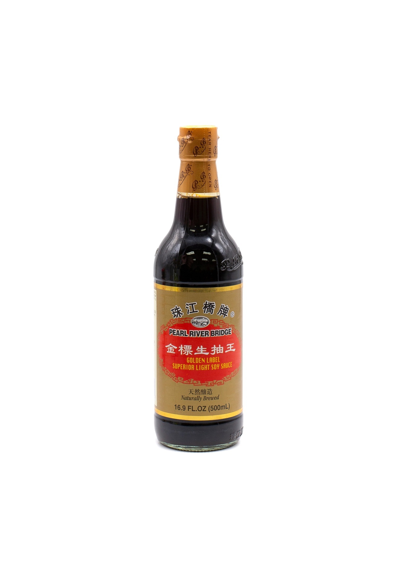 slide 1 of 1, Pearl River Bridge Golden Label Light Soy Sauce, 16.9 fl oz