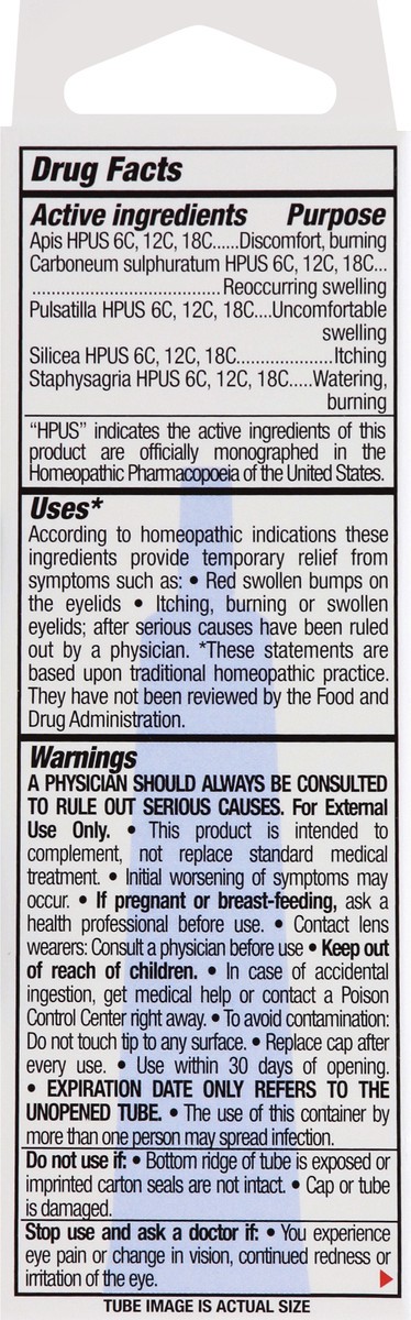 slide 3 of 9, TRP Stye Relief Homeopathic Sterile Eye Ointment 0.14 oz, 0.14 oz