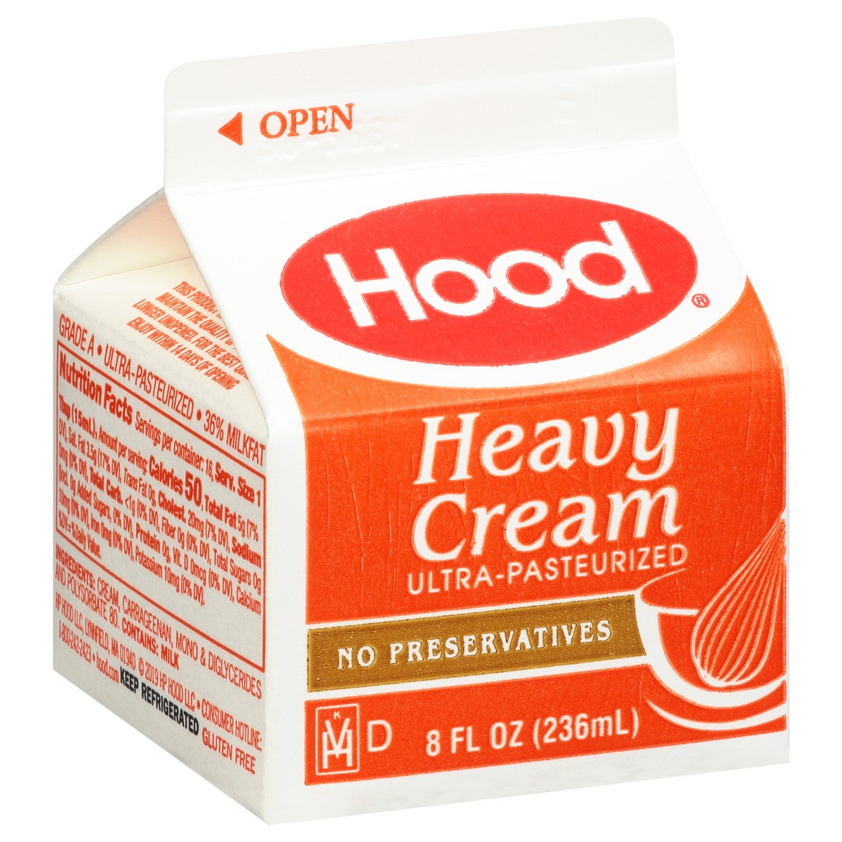 slide 9 of 10, Hood Heavy Cream, 8 oz